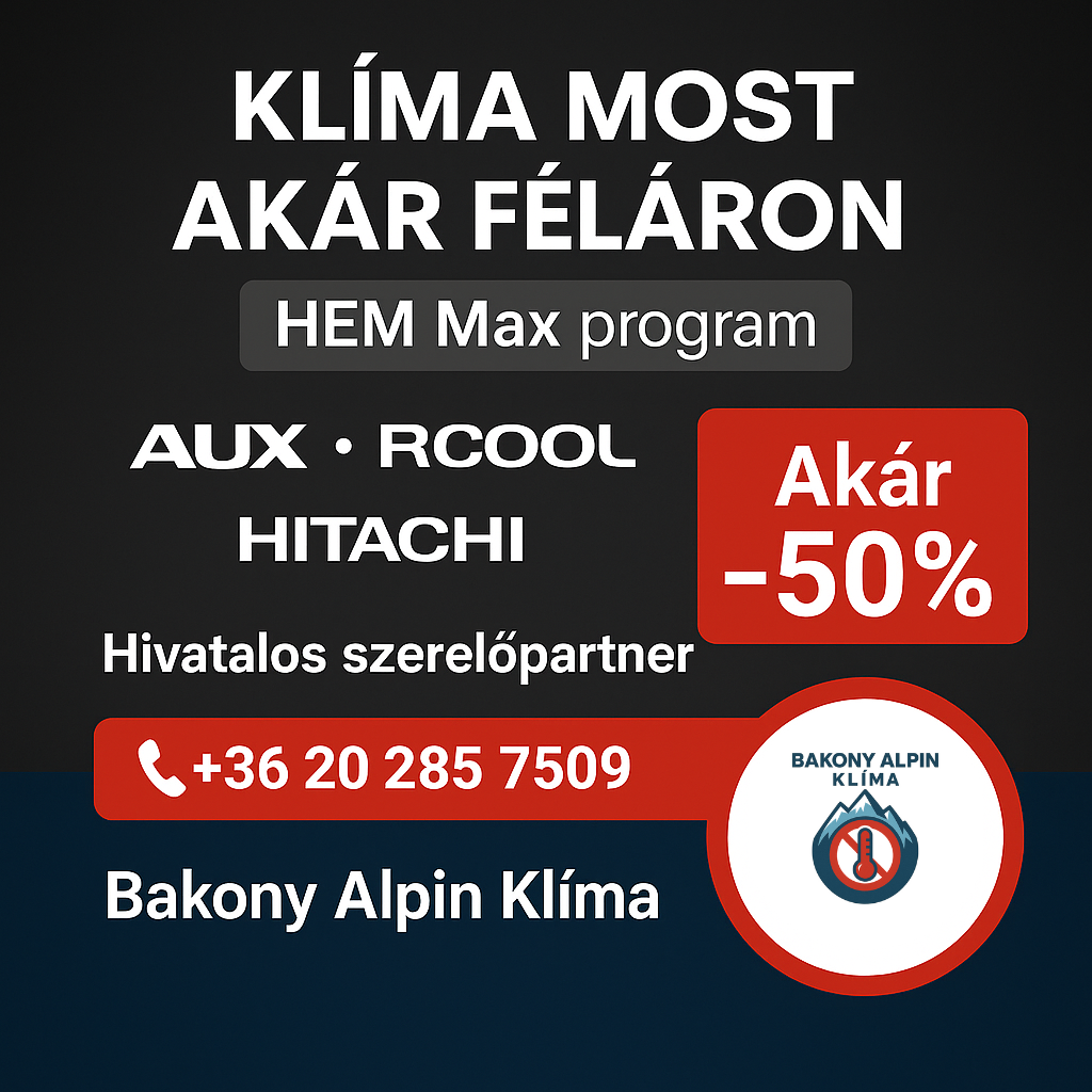 Újraindult!!! Rotowill by Hem Max ! Hívjon ! Visszavonásig érvényes ! AUX RCOOL Hitachi AKCIÓ !